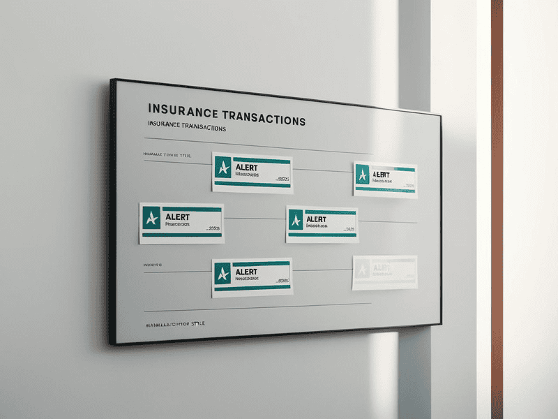 Suspicious Transaction Alerts in Insurance